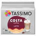 Tassimo Costa Latte Pods 6's